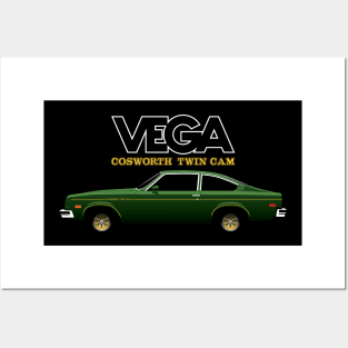 Cosworth Vega Dark Green Metalic Posters and Art